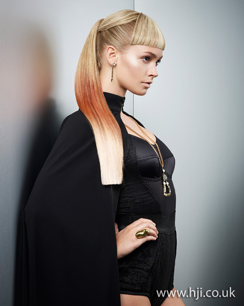 2012-blonde-and-peach-sleek-ponytail